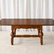 Scandinavian oak draw-leaf refectory-style coffee table, circa 1960s