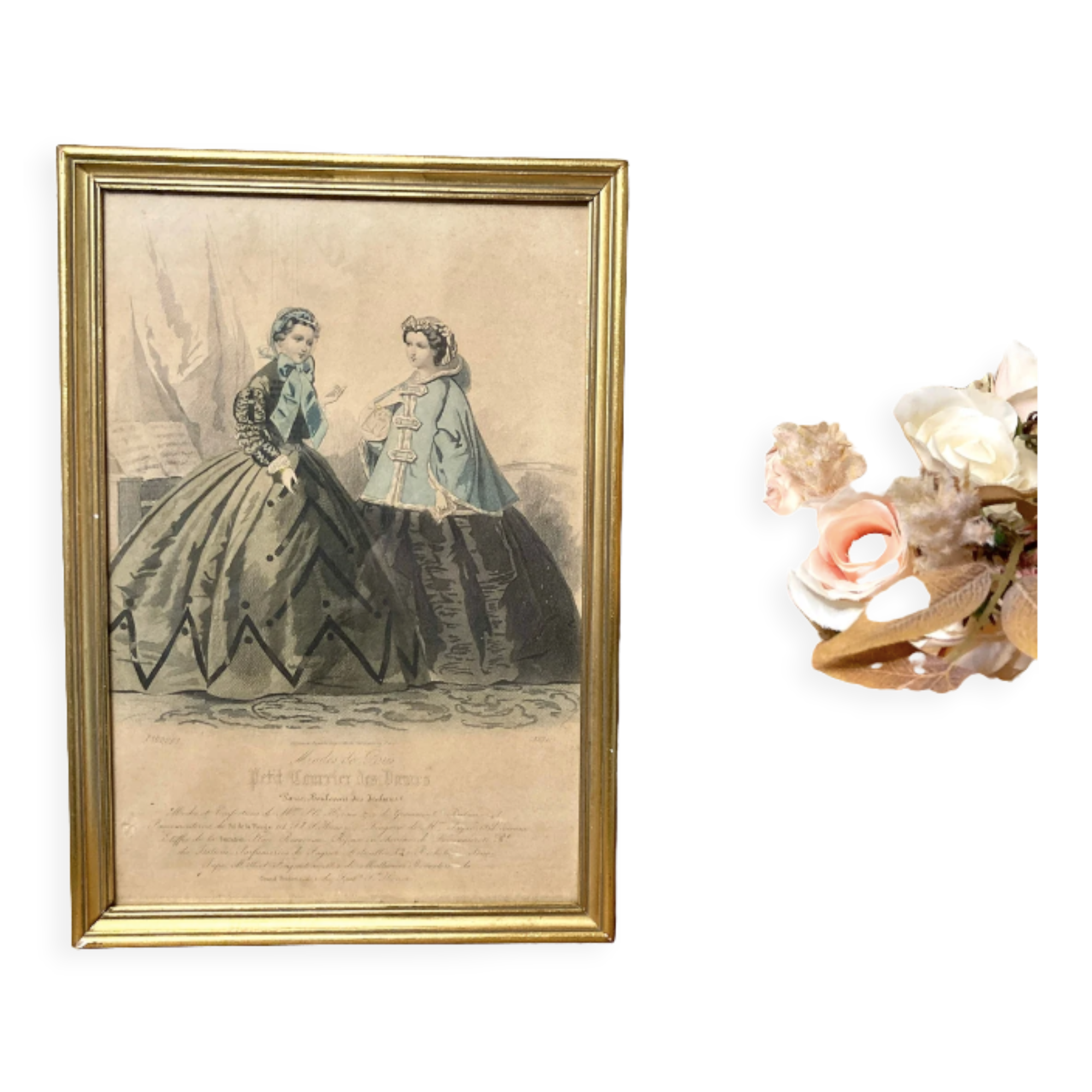 Antique prints "Les modes de Paris"