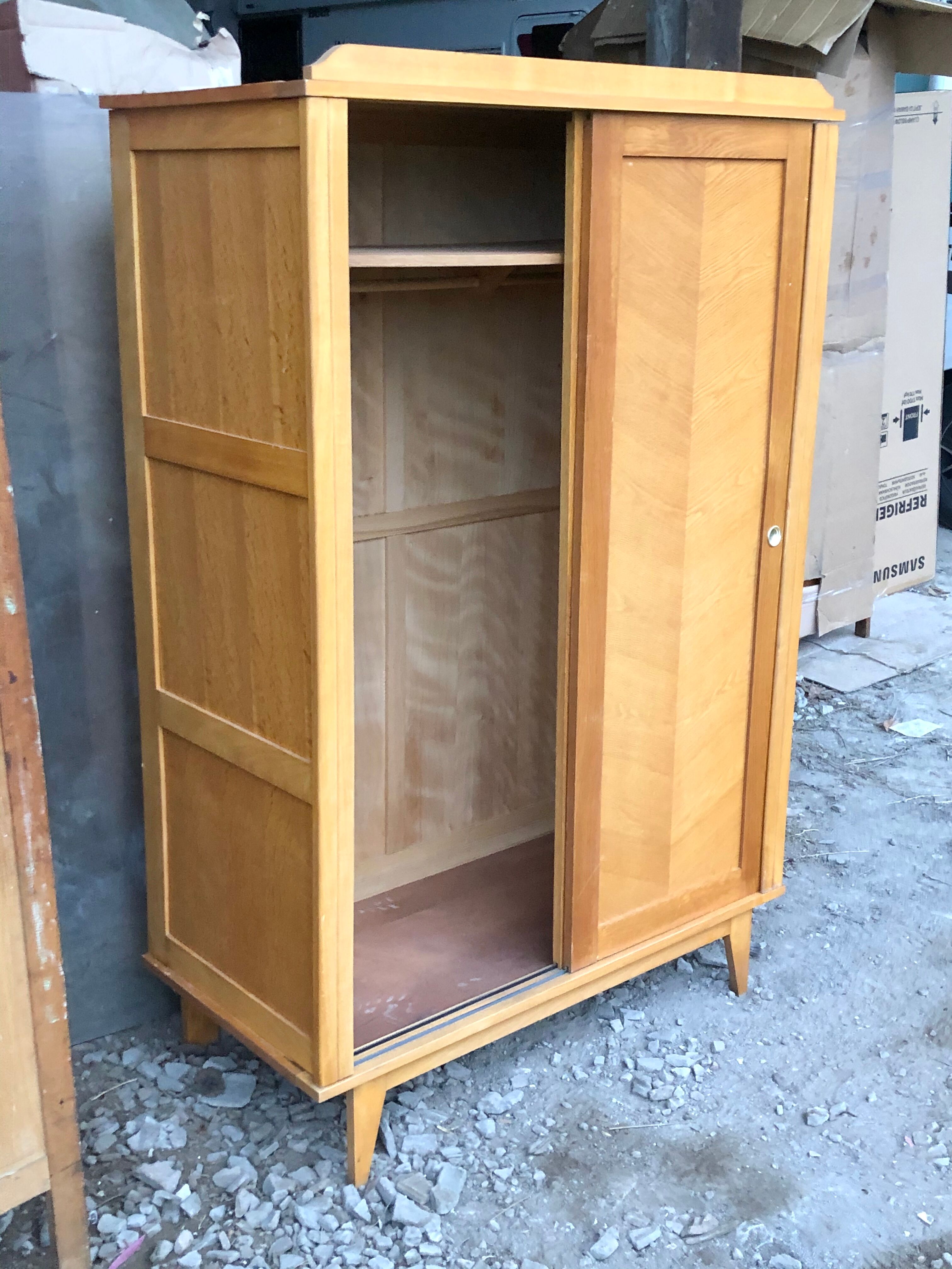 Vintage wardrobe compass feet