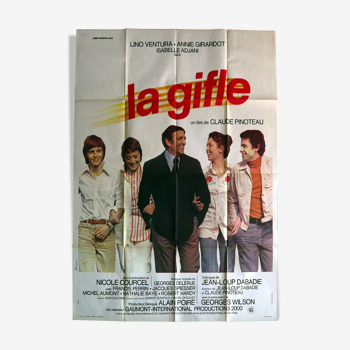 Original cinema poster "La Gifle" Ventura, Adjani, Girardot