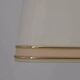 Pair of chrome and brushed metal lamps