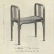 Sofa Jugendstil no. 6611 attributed to Otto Wagner for Thonet