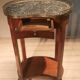 Louis XVI style marble top side table