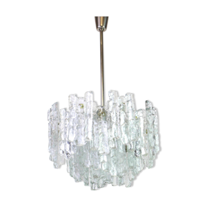 Grand lustre en verre - glace