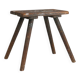 Industrial French Wooden Painters Stool, 1930s
