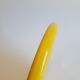 Vintage art deco duck yellow slip coaster