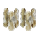 Pair of large wall sconces by Kalmar, Austria, 1960s.