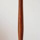 Vintage Scandinavian lamp in teak/chromed metal/cotton