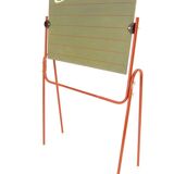 Red easel board