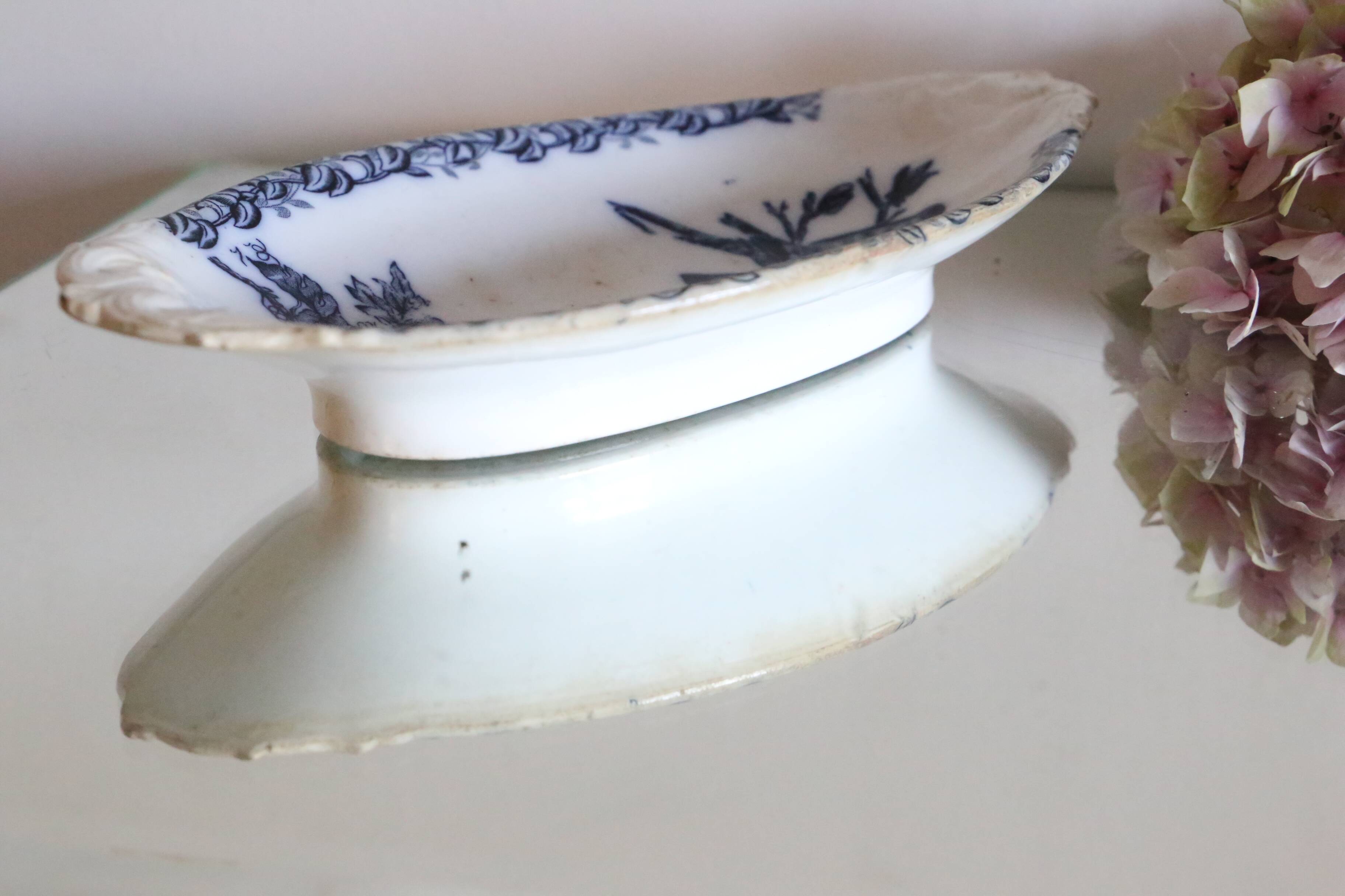 19th century iron clay dish