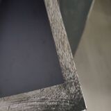 Desk with moldings, old patina