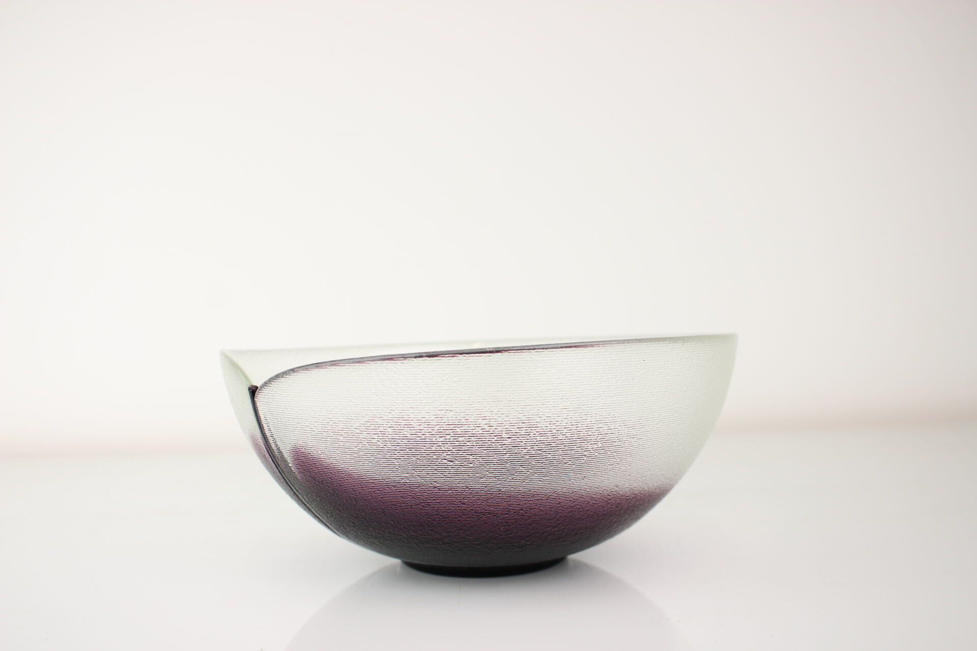 Mid-Century Bowl Designed by Jiri Suhajek for Crystalex , 1970's