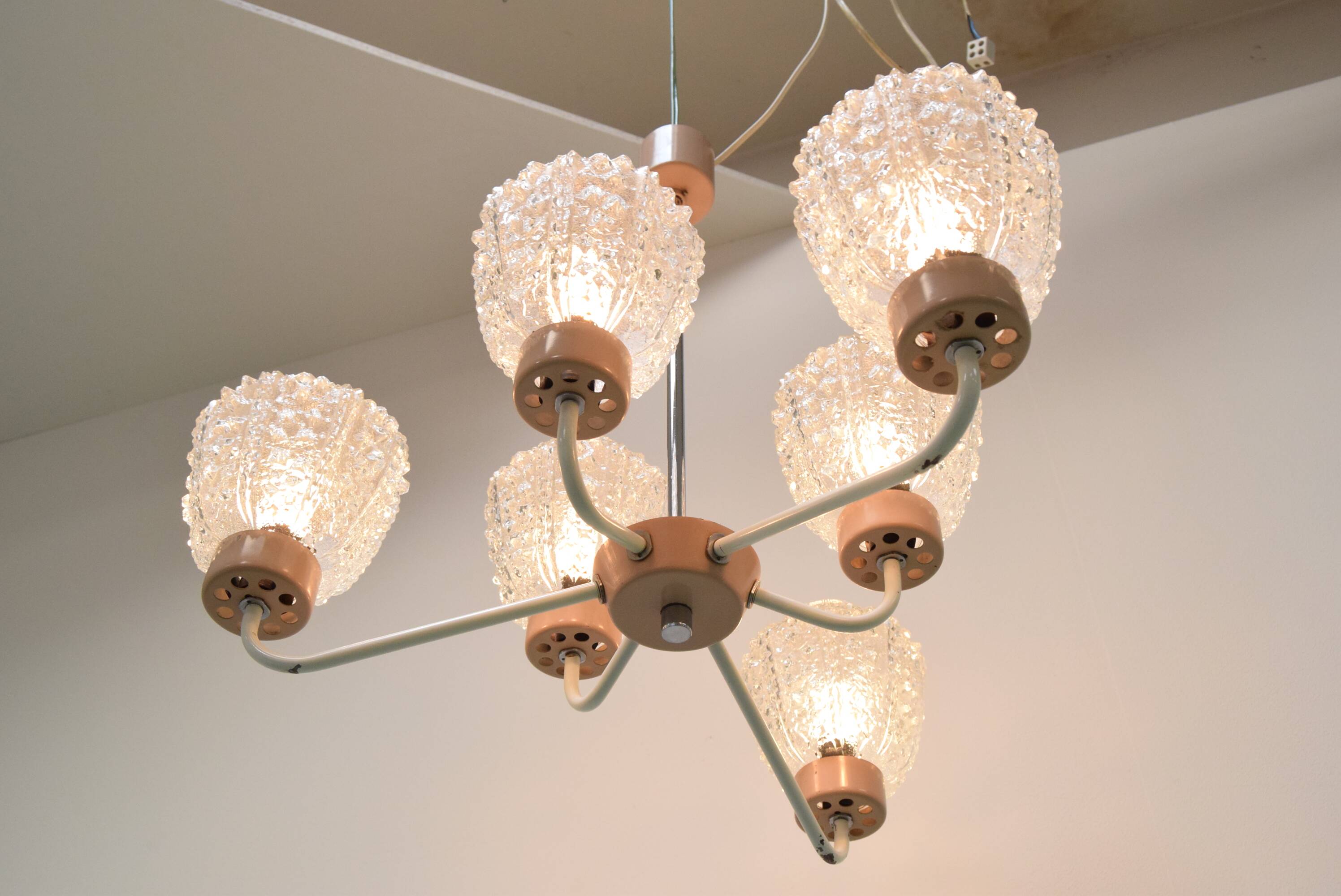 Mid-century Chandelier by Jilové u Děčína, 1970's.