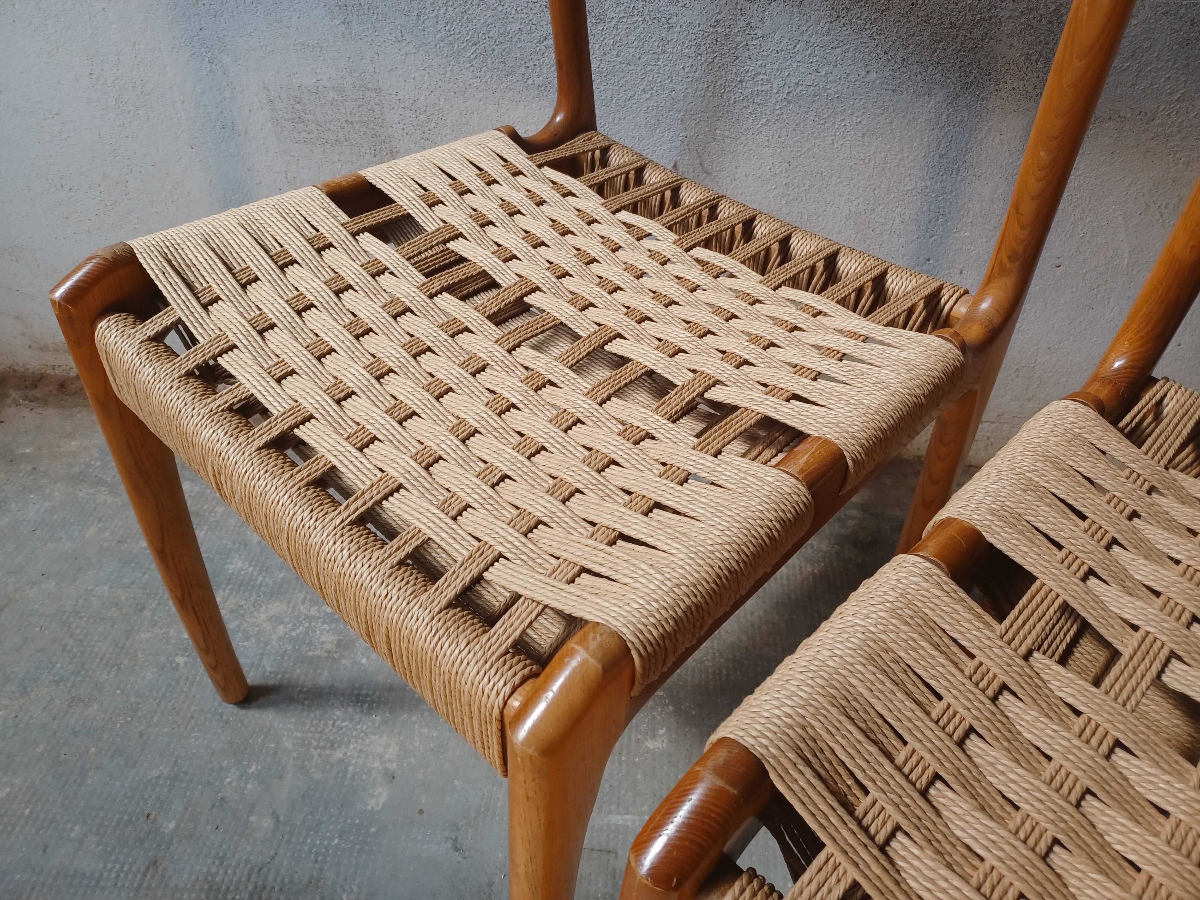 Pair of chairs , Consorzio Sedie Friuli , 1960