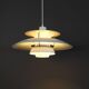 Louis Poulsen PH5 white hanging lamp, 1970s