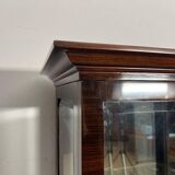 Art Deco Display Cabinet in Glass & Macassar Veneer, France, 1930