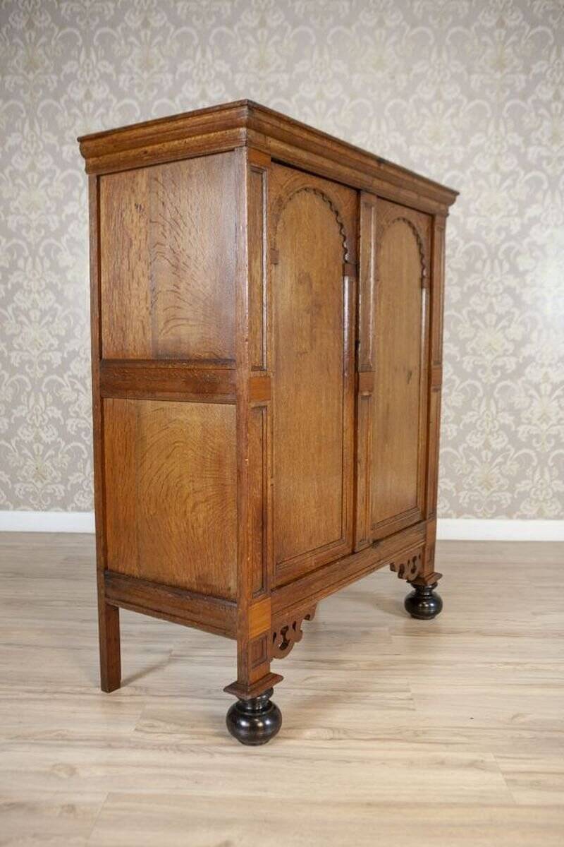 19th Century Dutch Mannerism Oak Cabinet