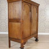 19th Century Dutch Mannerism Oak Cabinet