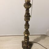 Brass floor lamp