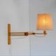 Mid-century Modern Scandinavian Accordion Wall Lamp, 1970s