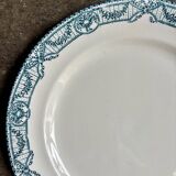 Round Salins ironstone dish, "Directoire" service