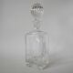 crystal whiskey decanter 1960 28 X 9.5 cm