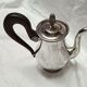 tea and coffee set 5 pieces in silver metal Gallia for Christofle model "Malmaison"