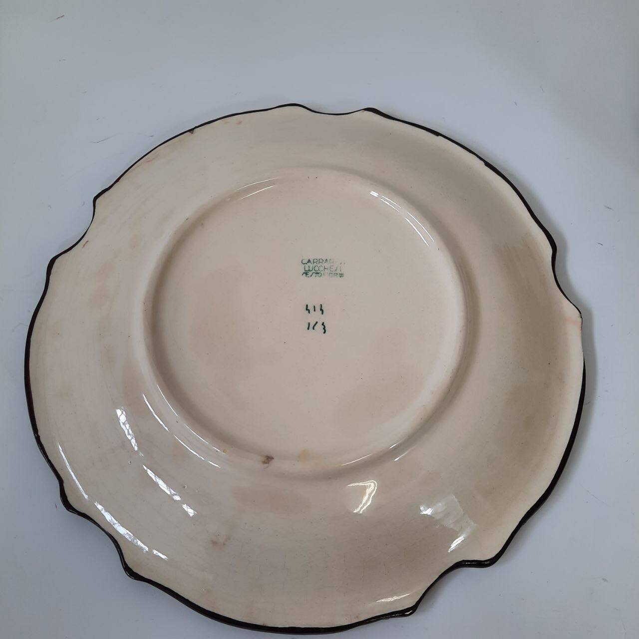 Futurist dessert set, silkscreened, 1930s