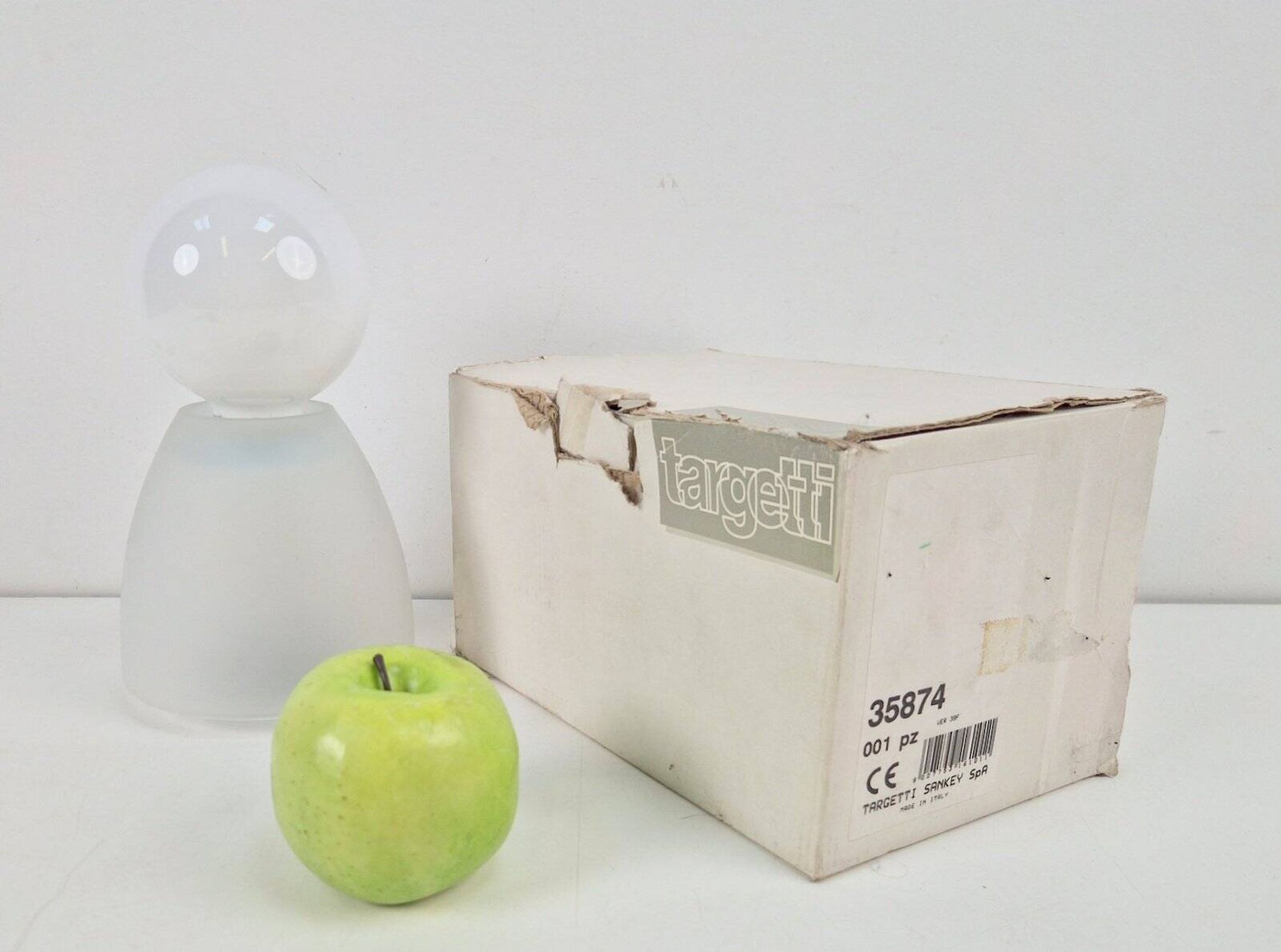 Vintage Glass Ceilling Lamp from by Targetti Sarkey, 1970s