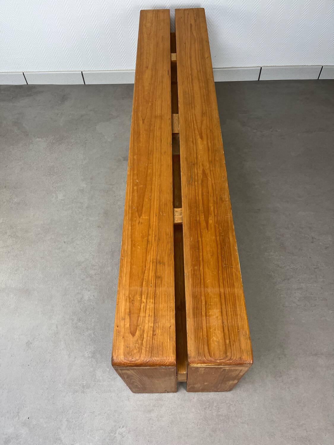 Charlotte Perriand bench for Les Arcs