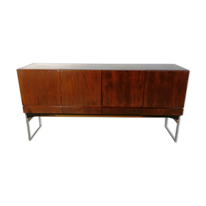 enfilade en bois et chrome, - 1960