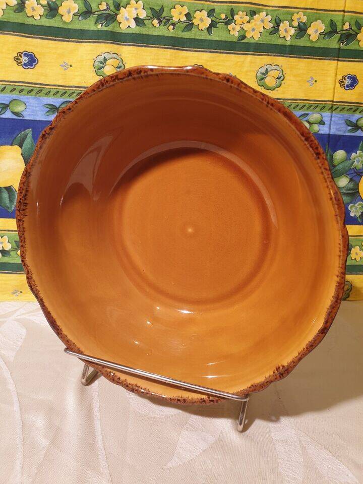 Ceramic salad bowl Les Faïences Haute Provence