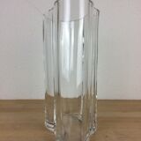 Vase Orrefors in crystal 27 cm, Scandinavian