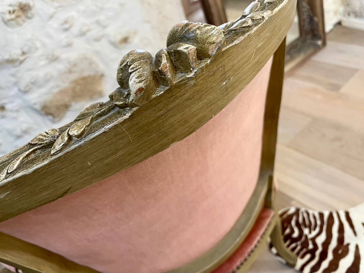 Paire de fauteuils cabriolet Louis XV