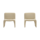 Set of 2 teddy armchairs 70s Italy
