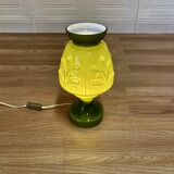 Large glass lamp Scandinavian design 1950.