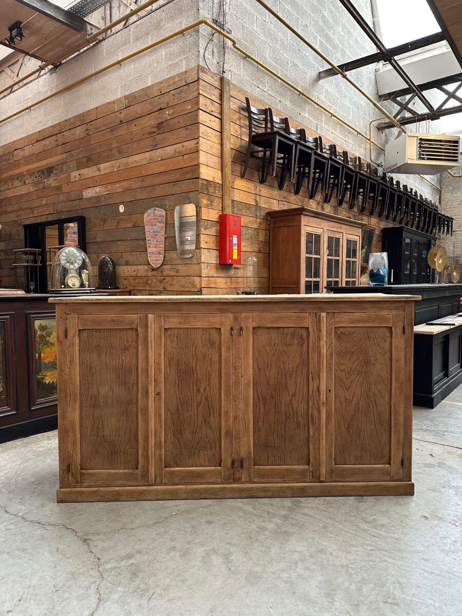Early 20th-century oak workshop furniture