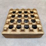 Cendrier en laiton Ultima de design suédois des années 50 par Holger Bäckström et Bo Ljungberg.