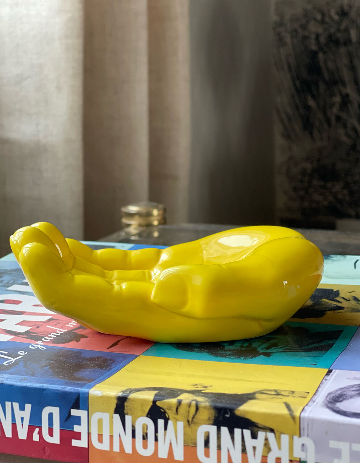 Empty vintage hand pocket