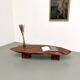 Organic Coffee Table "Slab" in Solid Exotic Wood