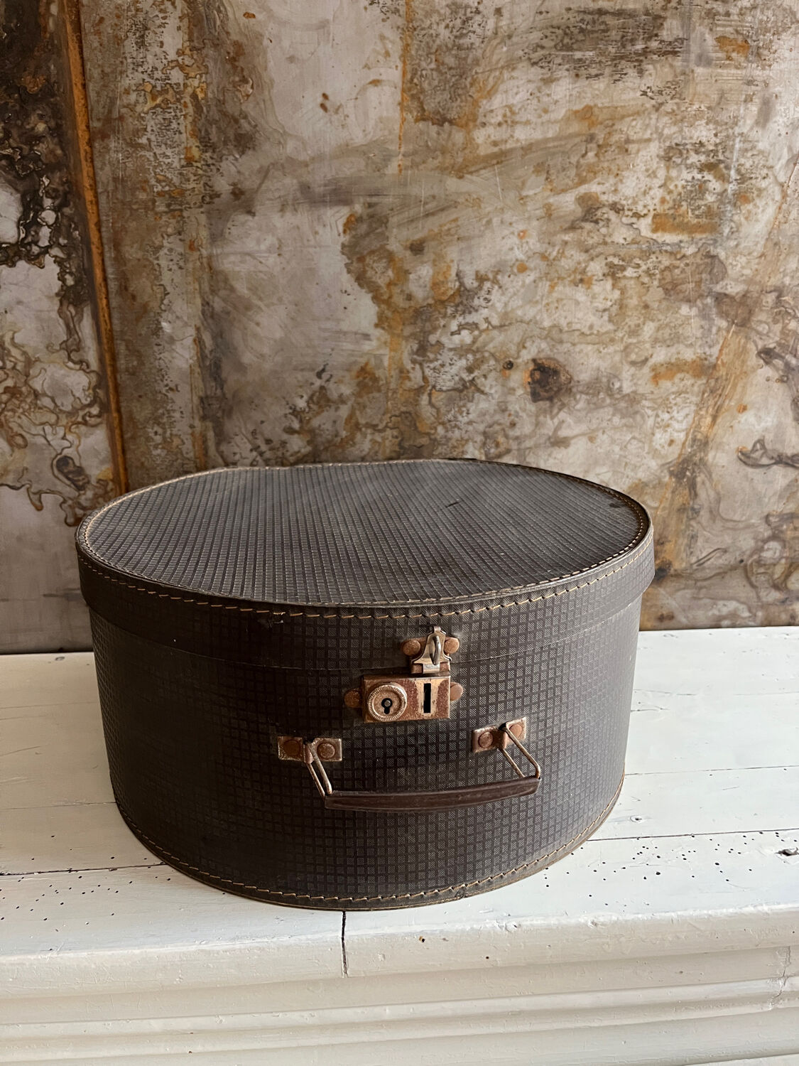 Antique hat box