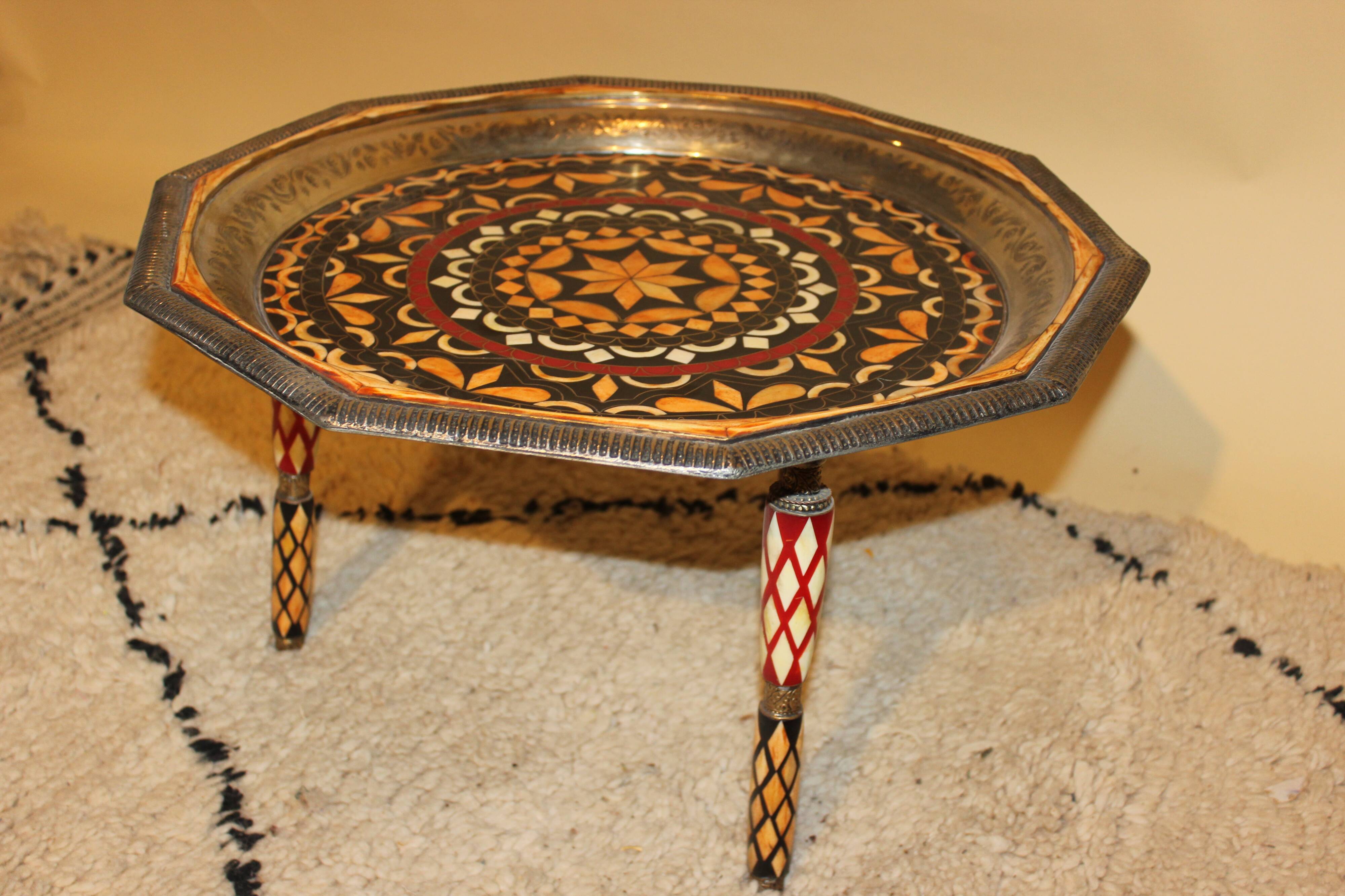 Plateau trépied  décoratif