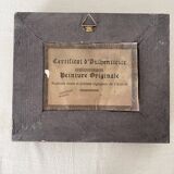 Framed marine painting