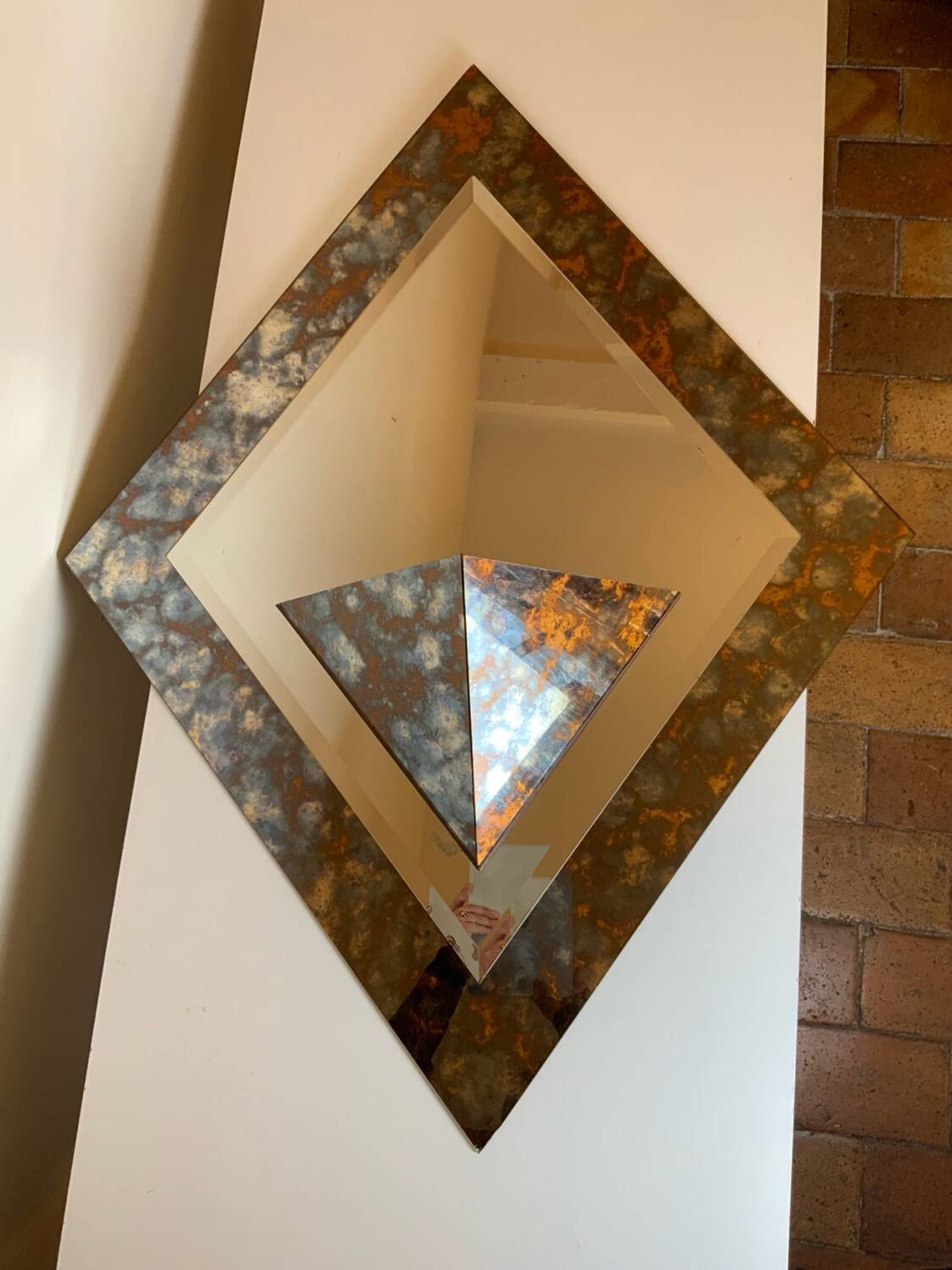Bevelled mirror 1970