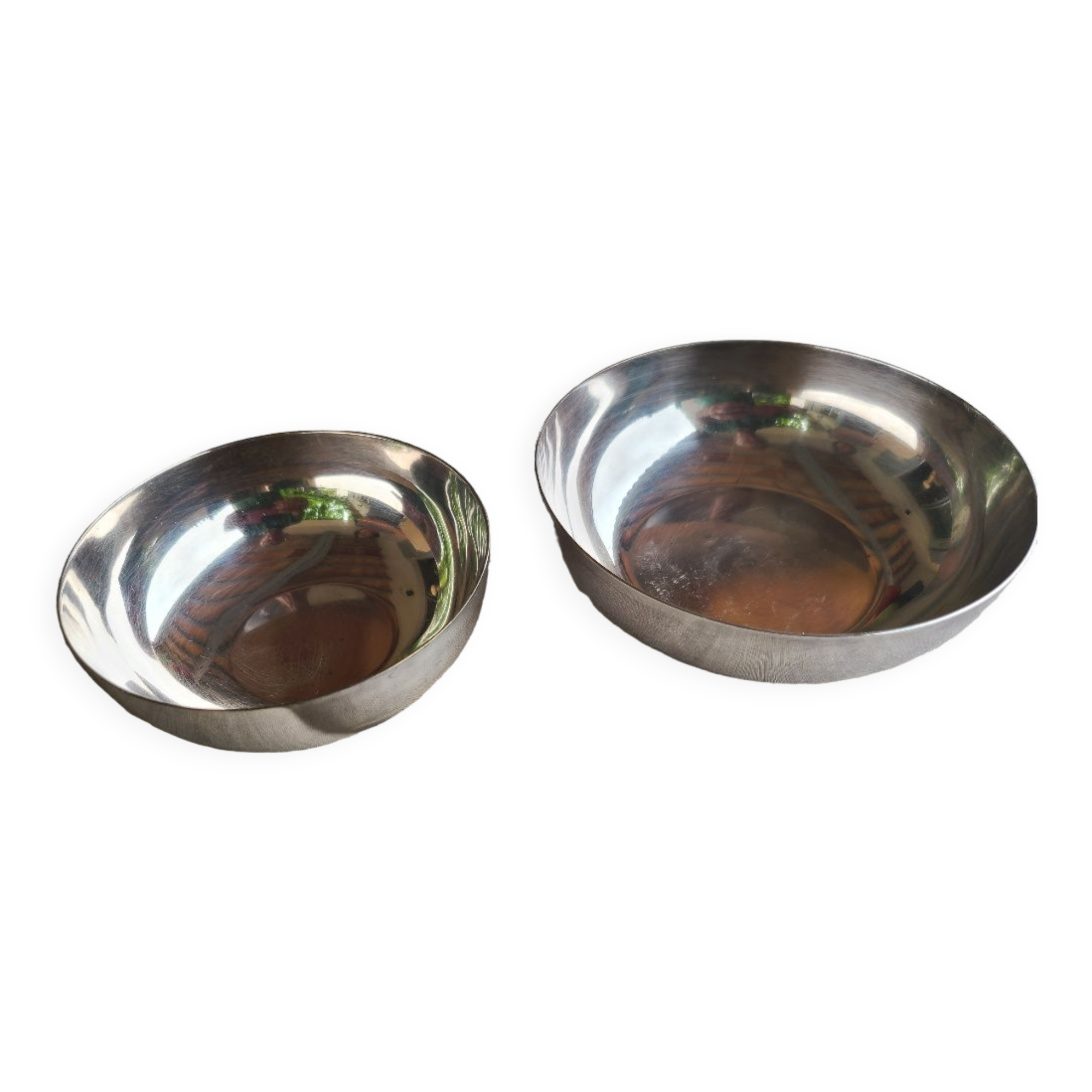 Gallia christofle silver metal bowls