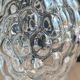 Carafe glass bottle moulded grape bunch vintage | Ball stopper