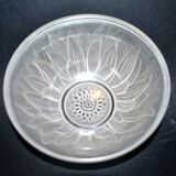 ART DECO molded glass cup signed Etling France