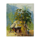 DOM, Vie de Famille, African painting, circa 1950