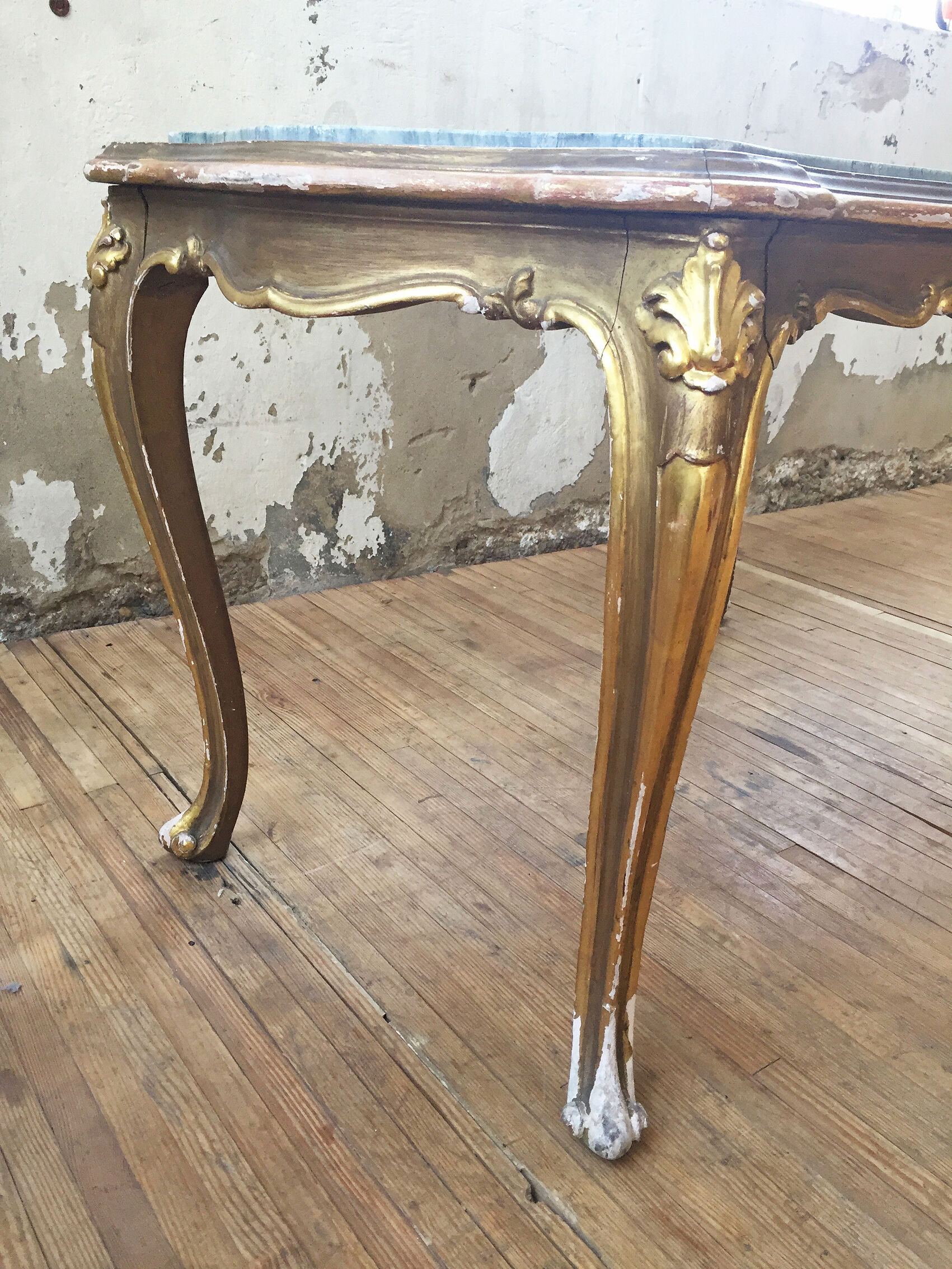 Louis XV marble coffee table