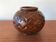 Art Deco vase in enamelled cast iron.